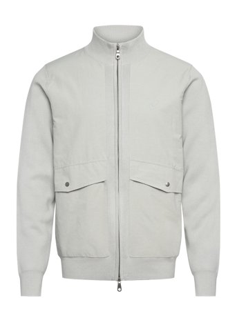 Lyle & Scott | Milano Hybrid Full Zip Knitted Jacket | L
