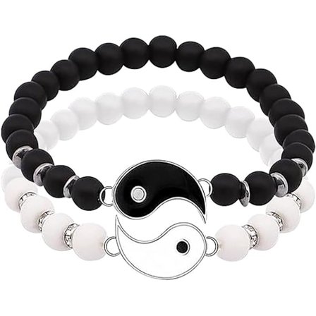 2-pak assortert armbånd justerbar tau vennskap kjæreste Va