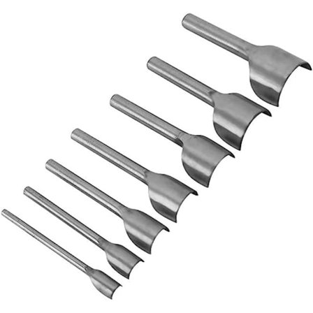 7-pack läderhantverksverktyg för lädersömnad (10-40 mm)