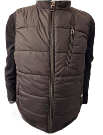 Svart quiltad dunväst från Jofama