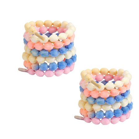 Farverige Runde Flettede Snørebånd i Polyester, 100 cm Lange, til Sneakers