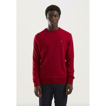 RefrigiWear, Round-neck Knitwear Rood, Heren, Maat:S,wol