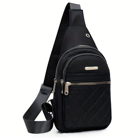 [Lett Brystveske] Lett Eonom Brystveske for Kvinner | Justerbar Stropp, Glidelås