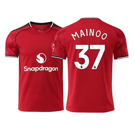 25-26 Manchester United F.C. Hemma NO.37 MAINOO Uniform Fotbolls T-shirt S-2XL