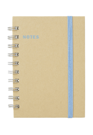 Åhléns Home Linjerad anteckningsbok KIT A6 Block & anteckningsböcker Brun ONESIZE