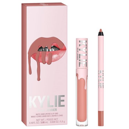 Kylie Cosmetics Matte Liquid Lipstick & Lip Liner 802 Candy K, Makeup, Læber, Lipliner