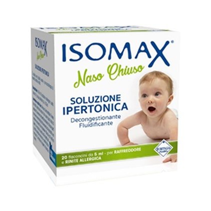 Isomax Naso Chiuso 20 Flaconcini Ipertonici 5ml Soluzione