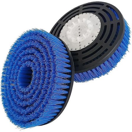 2-pakning dampmoppeputer erstatningsbørstehode for Shark dampmopp S7000/S7001/S8201-serien for dyp rengjøring av harde gulv