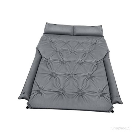 (Grå) Selvoppblåsende bilmadrass - Uspesifisert - 180x105 cm - 2/3 seter - Grå - Automatisk