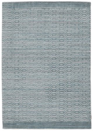 Monocromatico Mosaic Border Petrolio Tappeto