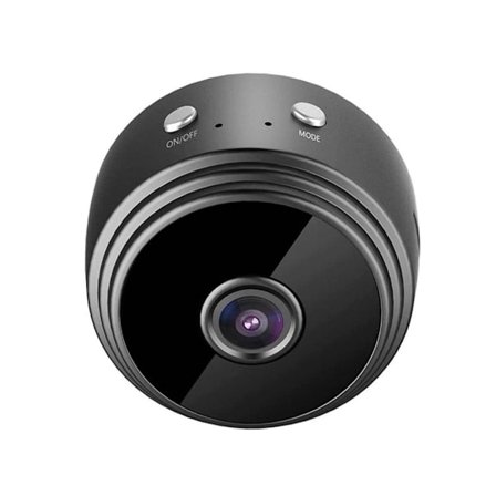 Trådlös Wifi-kamera 1080P HD-kamera med mörkerseendefunktion Svart YEMAESRE