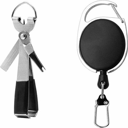 2 stk 4 i 1 fiske hurtig knuteverktøy, hurtig knute fluefiske