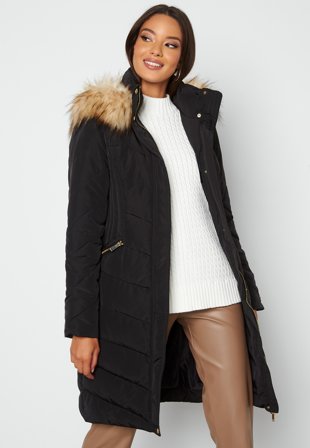 Happy Holly Rachel long jacket Black Klær