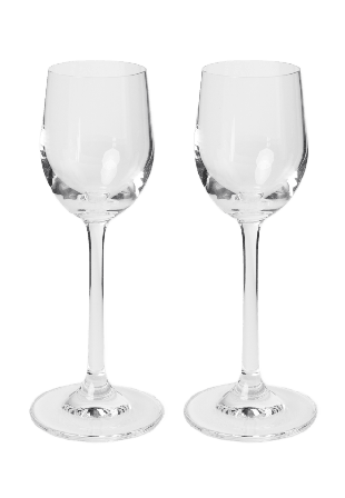 Chateau BONLION Likörglas kristall BELLE 8 cl, 2-pack Cocktail- & drinkglas Transparant ONESIZE