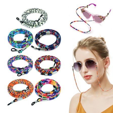 Paket med 6 flätade kedjeglasögon