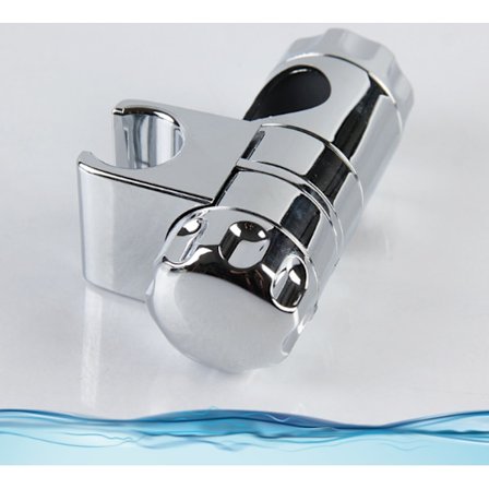 Dusjhodeholder for veggmontert stang, fast brakett, hjemmekjøkken