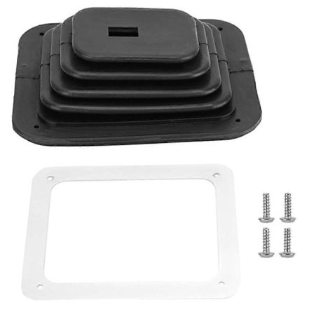 Bil Gearskifte Støv Cover Gummi Skifter Støvle med Krom Plade 5 5/8 x 6 3/4 Manuel Automatisk til GM350