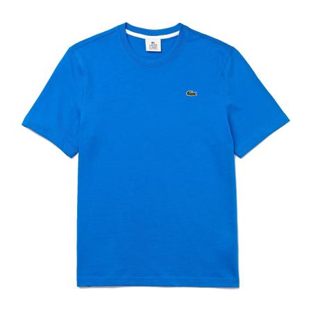 Lacoste Live Back Print Cotton Tee Blå, Herre T-shirts, Størrelse: M