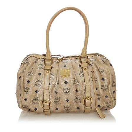MCM Pre-owned, Pre-owned Handbag Bruin, Dames, Maat:ONE Size