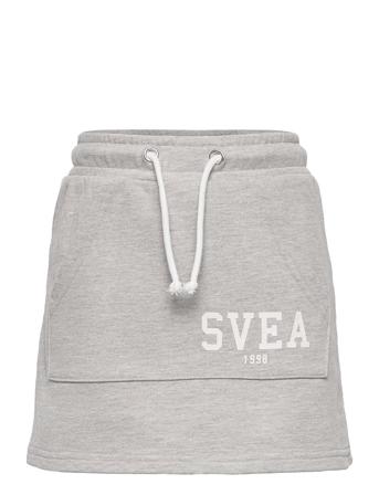 K. Girly Sweat Skirt Dresses & Skirts Skirts Short Skirts Grå Svea