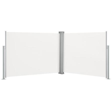 Vidaxl Infällbar Sidomarkis Gräddvit 140x1000 Cm Creme