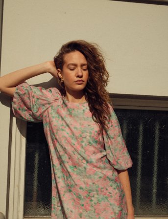 Noella Pastis Short Dress - Pink - M