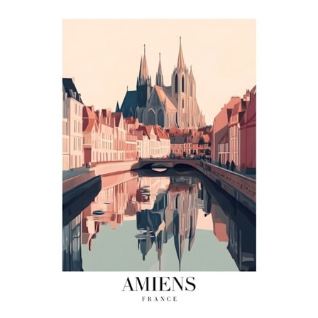 Världsstäder Affisch/Poster/Print/Tavla Storlek 50×70 CM