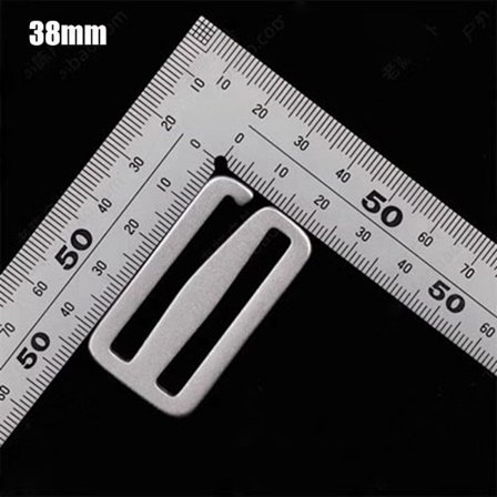 1 st Metall Stege Lås Slider Justera Spännen 38MM