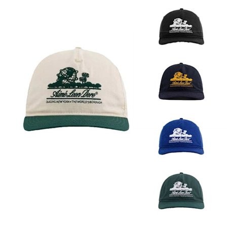 Hot Aim Leon Dore Unisex Justerbar Baseball Caps hvit grå