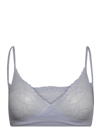 Lace 360 We Care - Sa Triangle Rev Lingerie Bras & Tops Soft Bras Triangle Bras Blå Etam