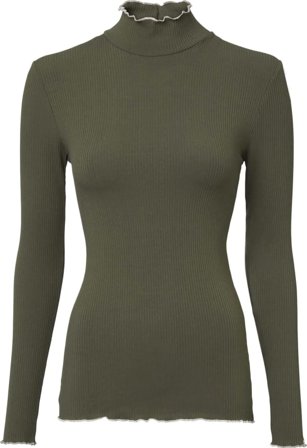 Chevalier Women ́s Kelly Turtle Neck Top Men long-sleeved sweaters Green 42