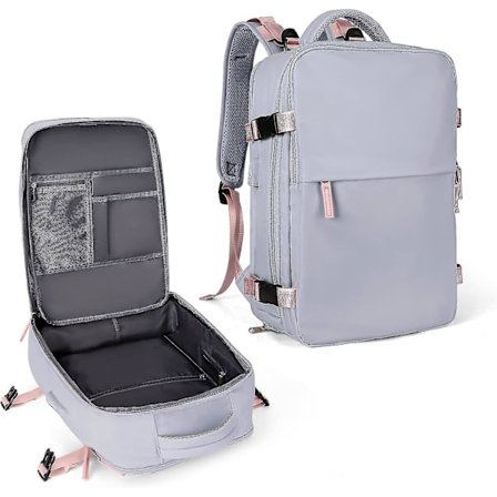 Suuri matkareppu naisille ja miehille, käsimatkatavaroihin sopiva reppu, vaellusreppu, vedenpitävä