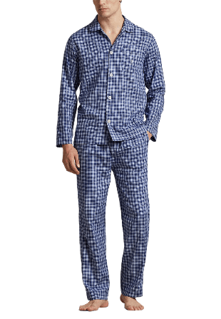 Polo Ralph Lauren Monogram-Print Cotton Pajama Set Pyjamas Herr Flerfärgad S