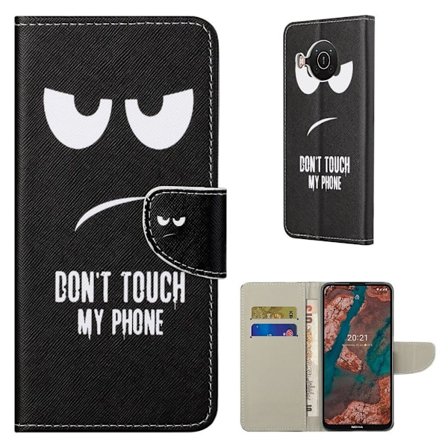 Wonderland Nokia X10 / X20 Läppäkotelo - Don't Touch My Phone