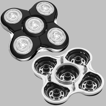 Ultimate Xr1500 -pyörivän parranajokoneen vaihtopää - Spr-rx-AD10