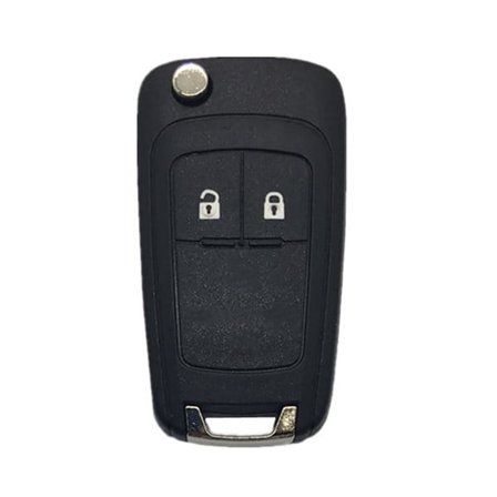Cover til Opel, Buick og Chevrolet bilnøgle – 2 knapper