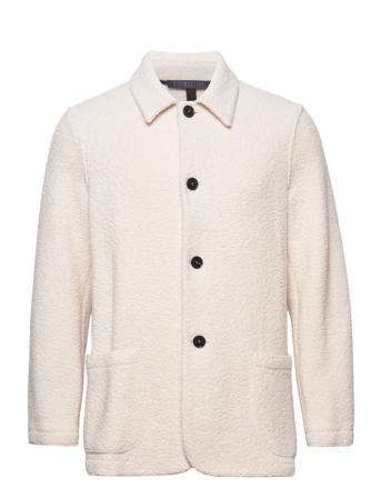 Men Dropped Shoulder Jacket Bouclé Overshirts Kermanvärinen Harris Wharf London