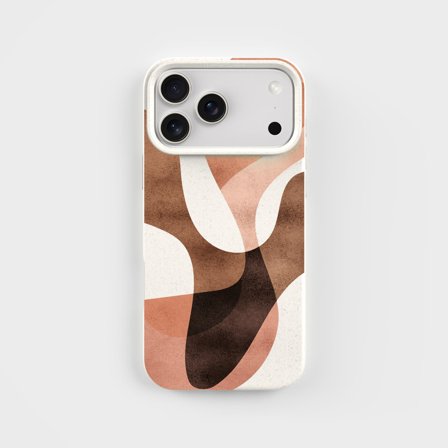 Eco-Friendly PLNTPRTCT Phone Case Teal Blush, Made with Plants, iPhone 17 Pro Max