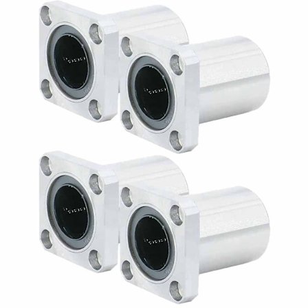 4 STK lineære kuglelejer Flange Linear Motion Busing Slide