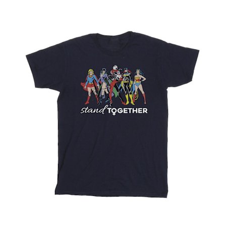 DC Comics Boys Women Of DC Stand Together T-shirt 3-4 år Marinblå