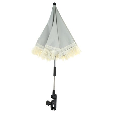 Baby Fotografi Tillbehör Barn Utomhus Vagn Parasoller AntiUV Paraply Tofsar Nyfödd Fotografering Rekvisita Barnvagn