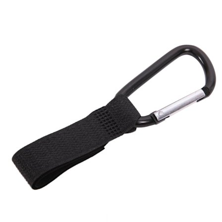 1. Barnevogn krok Sort karabinkrok