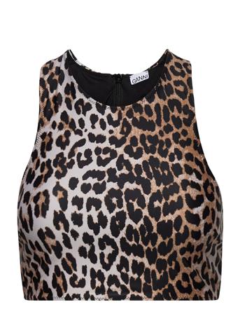 Recycled Printed Brown Ganni