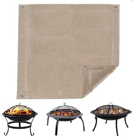 30×30cm Brandskyddsplatta Grillmatta Gas BBQ Brandskyddsplatta Värmebeständig