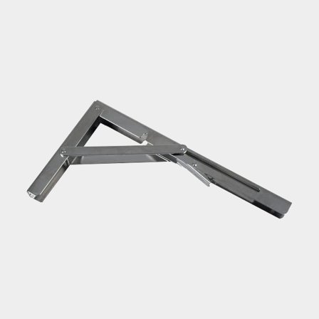 Support de table rabattable, acier inoxydable, 303 x 165 mm, 150 kg