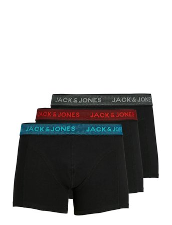 Jacwaistband Trunks 3 Pack Noos Black Jack & J S