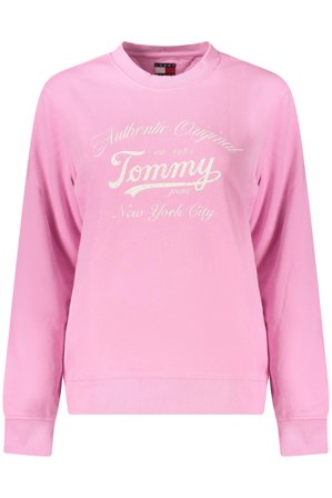 Tommy Hilfiger Felpa Senza Zip Donna Rosa
