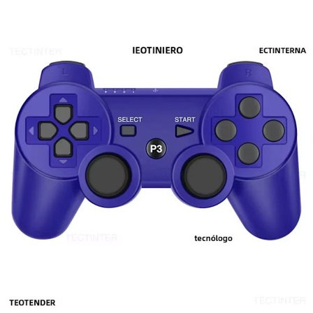 Blå 1 Trådløs Bluetooth Game Controller til PC Kompatibel med SONY PS3 Gamepad Joystick Tilbehør til PlayStation 3