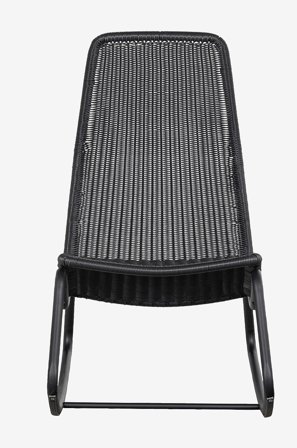 WOOOD - Keinutuoli - Musta - Nojatuolit - - Homeroom