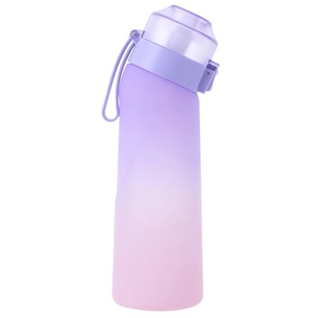 Smaksatt vannflaske med 1 pod Air Water Up Bottle Matt Svart 650ml Air Startup Set Camping Sports Vannflaske 0